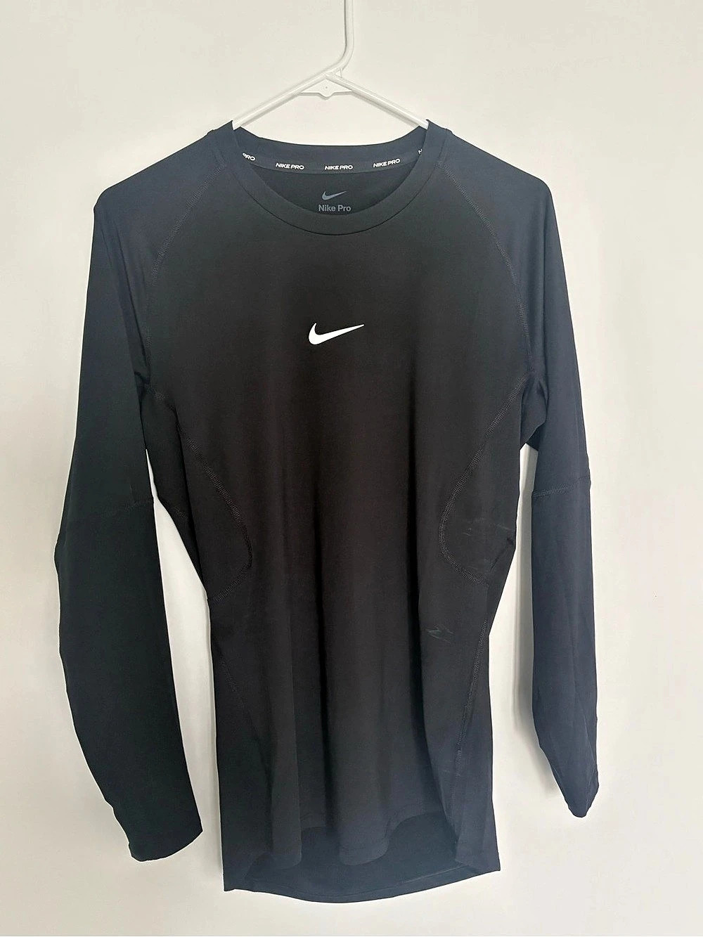 Nike Pro Dri-FIT Long Sleeve Shirt Black Medium
